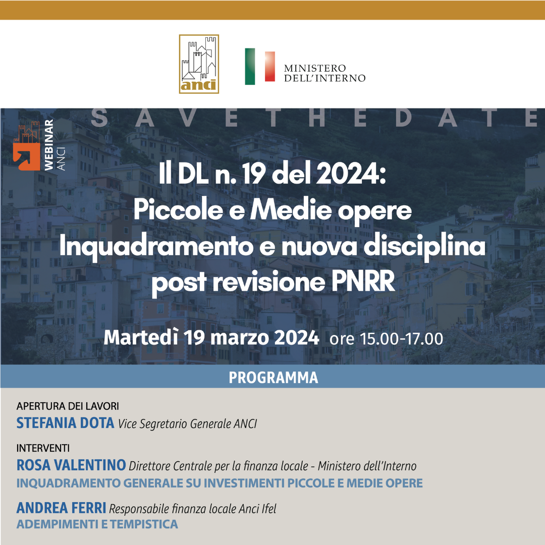 Webinar 19 marzo