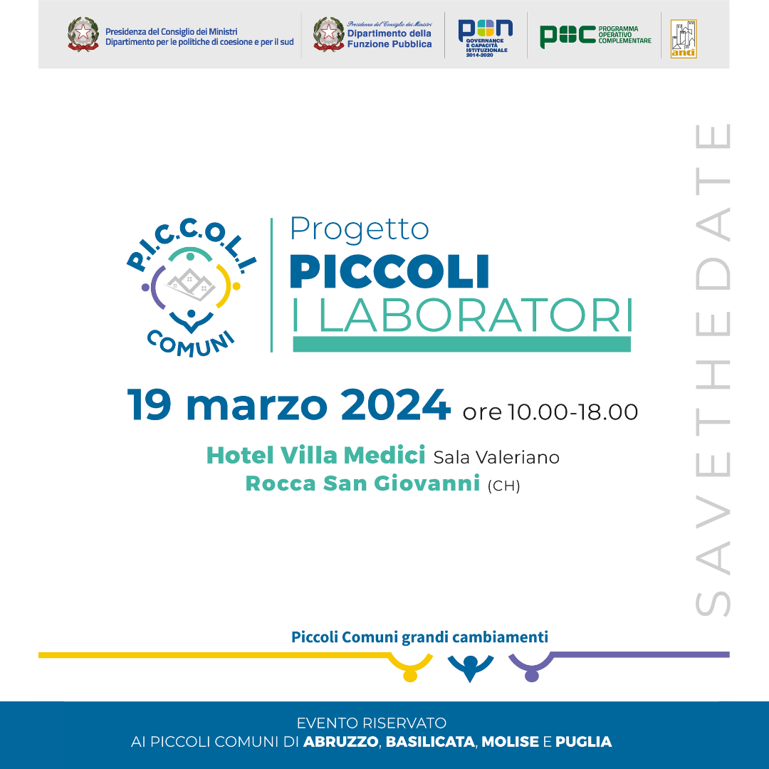 Progetto piccoli laboratorio