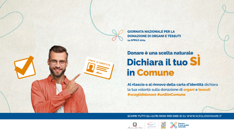 Campagna nazionale per la donazione di organi e tessuti 2024