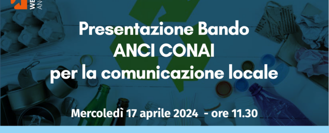 webinar bando comunicazione conai