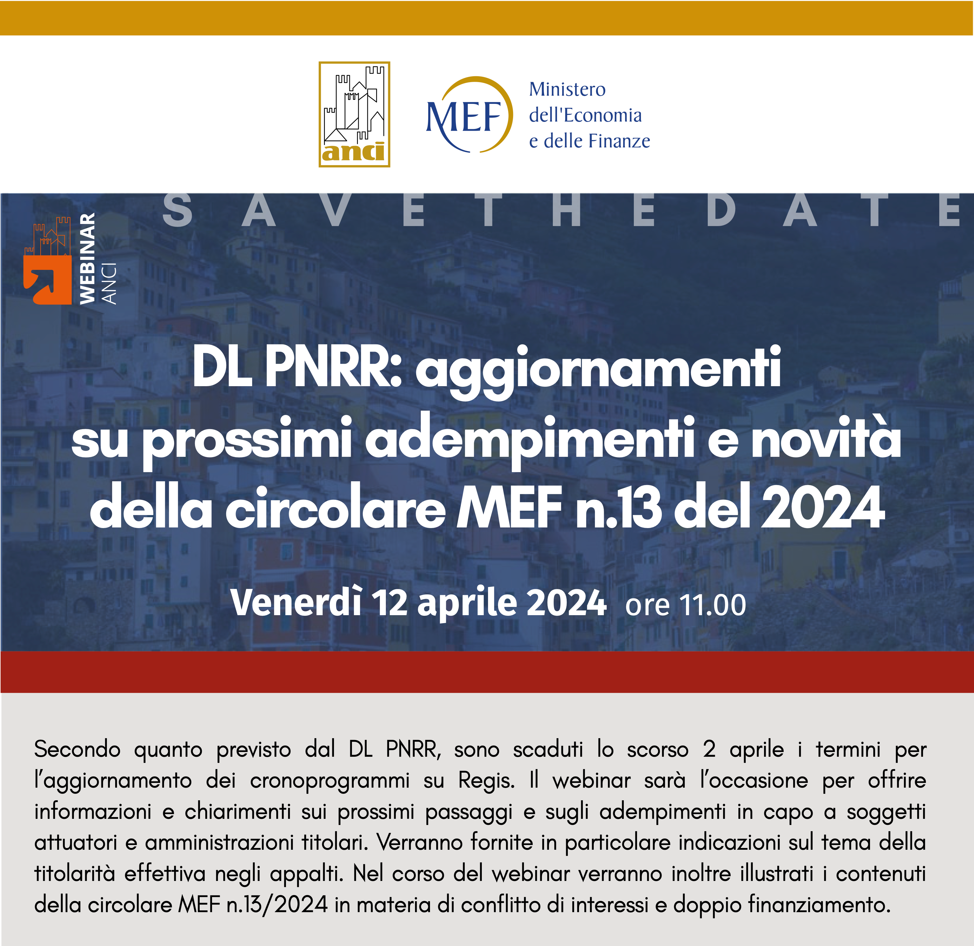 Webinar 12 aprile