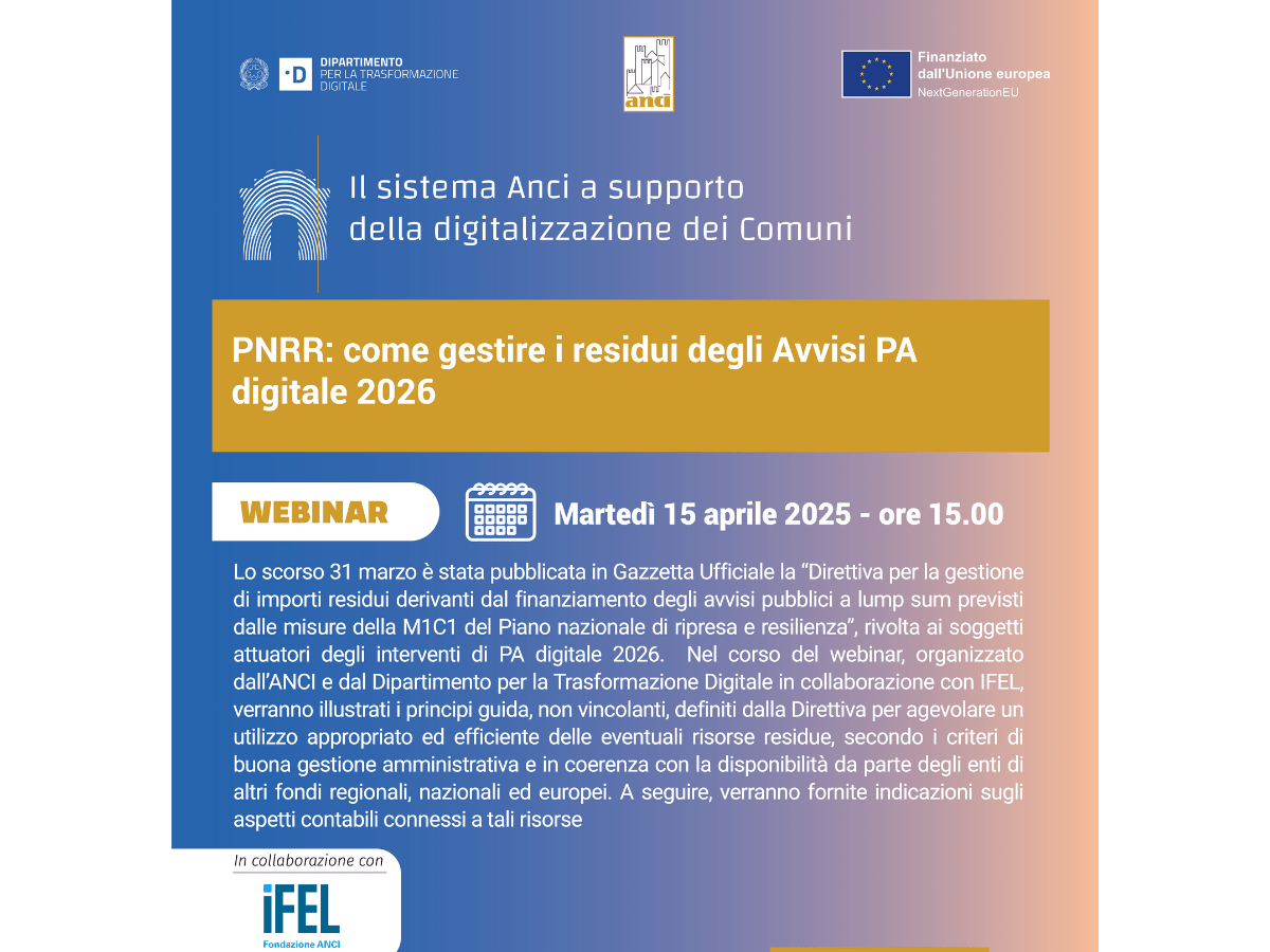 Webinar ANCI-DTD