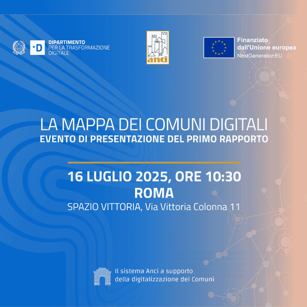 ANCI DTD Mappa dei Comuni Digitali 16 luglio