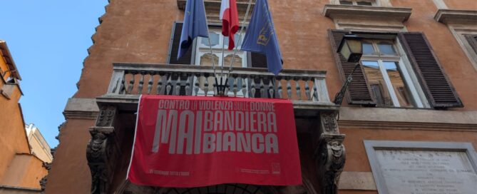 presentazione contro la violenza sulle donne mai bandiera bianca ANCI