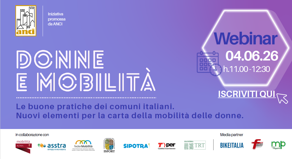 Webinar ANCI “Donne e Mobilità”